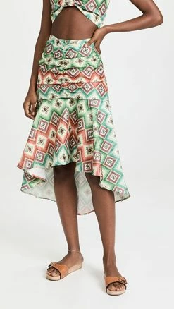 Best reviews of ???? Autumn Adeigbo Soraya ???? Skirt Diamond Pattern ????