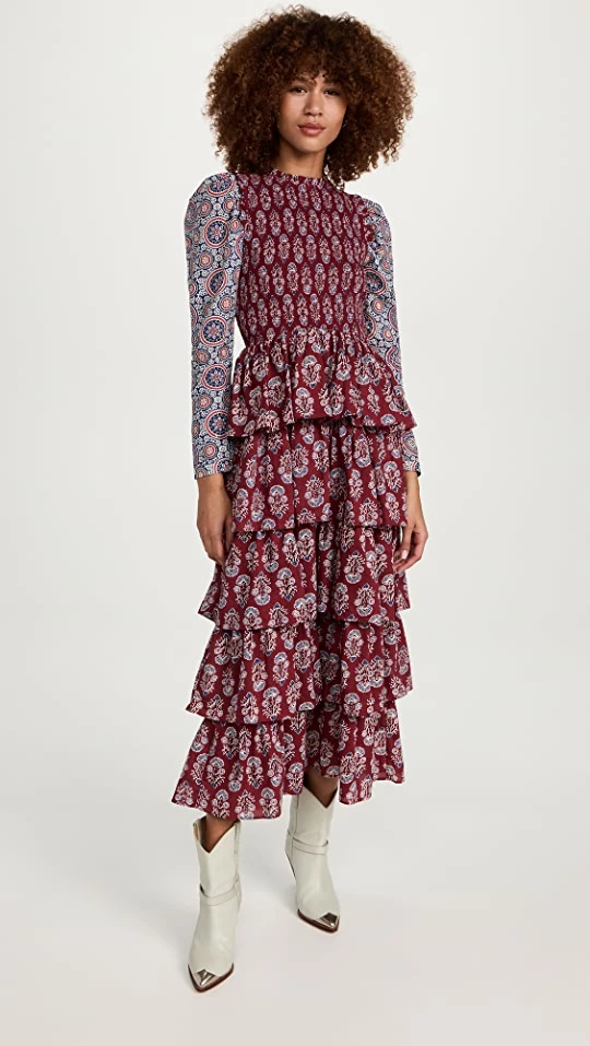 Best Pirce ???? Alix Of Bohemia Shelby Mulberry Ruffle ???? Dress Burgundy ⌛ 1 Best Pirce ???? Alix Of Bohemia Shelby Mulberry Ruffle ???? Dress Burgundy ⌛