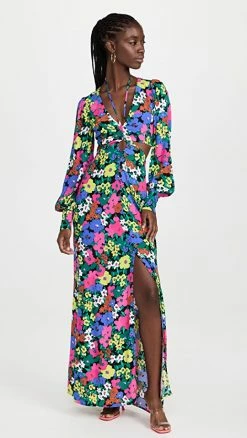 Top 10 ???? AFRM Dialli ???? Dress Neon Night Garden ????