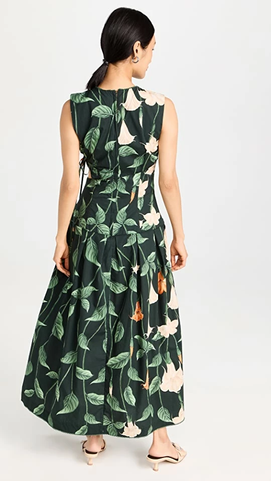 New ???? Agua By Agua Bendita Otoño Sabanero Nocturno Midi ???? Dress Multicolor ✨ 2 New ???? Agua By Agua Bendita Otoño Sabanero Nocturno Midi ???? Dress Multicolor ✨ - Image 2