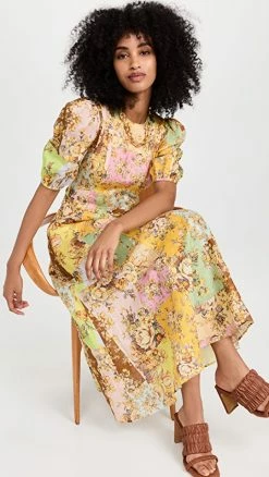 Brand new ❤️ Alemais Matilde Midi ???? Dress Multi ????