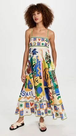 Buy ???? Alemais Soleil Sundress Ivory ????