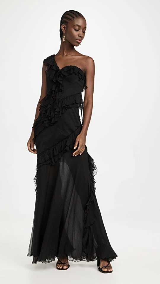 Budget ???? AMUR Harlow Gown Black ???? 1 Budget ???? AMUR Harlow Gown Black ????