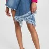 New ???? Andersson Bell Asymmetric Denim Frill ???? Skirt Blue ????