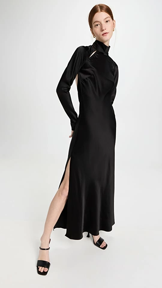 Top 10 ???? Anna October Audrey Maxi ???? Dress Black ???? 1 Top 10 ???? Anna October Audrey Maxi ???? Dress Black ????