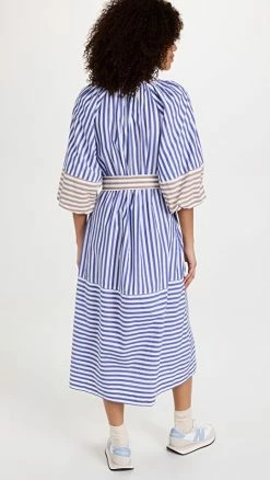 Brand new ???? Apiece Apart Sun Mesa Midi ???? Dress Tan And Blue Stripes ???? 3 Brand new ???? Apiece Apart Sun Mesa Midi ???? Dress Tan And Blue Stripes ???? -A.L.C. SHOP apiec303861eb58 1667937310648 2 0. UX540 . QL90