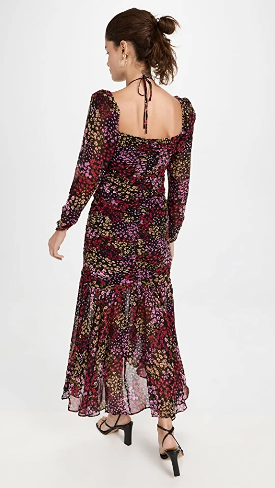 Best Sale ✨ ASTR The Label Athena ???? Dress Black Red Multi Floral ???? 2 Best Sale ✨ ASTR The Label Athena ???? Dress Black Red Multi Floral ???? - Image 2