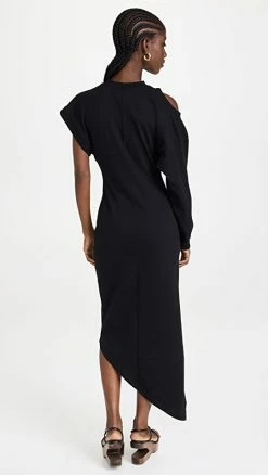 Cheap ???? A.W.A.K.E. MODE Asymmetric ???? Dress With Shoulder Cut Out Black ???? -A.L.C. SHOP awake302431cd2d 1656363385790 2 0. UX540 . QL90