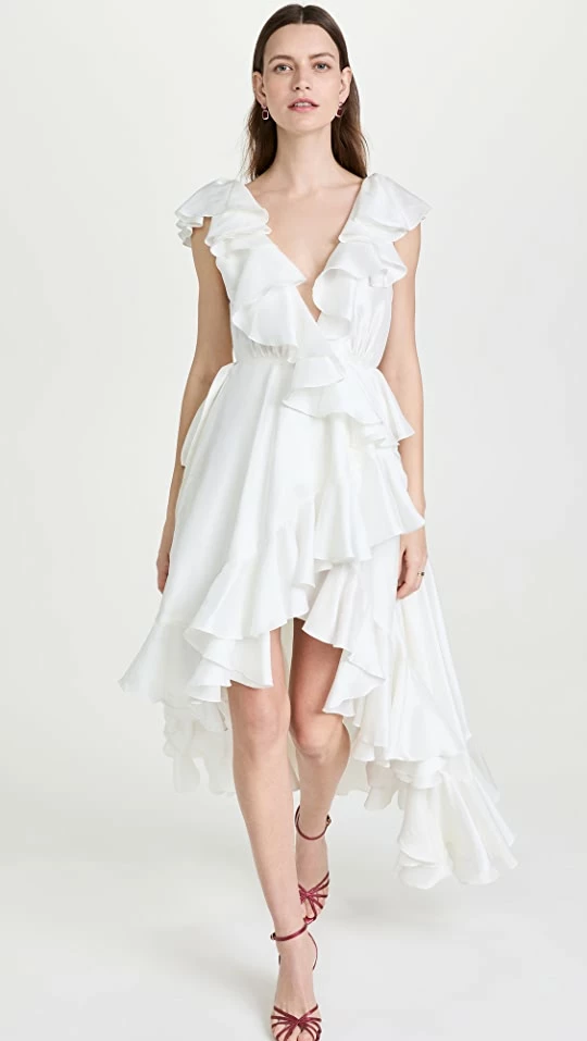 Top 10 ???? Azeeza Ollie Midi ???? Dress White ???? 1 Top 10 ???? Azeeza Ollie Midi ???? Dress White ????