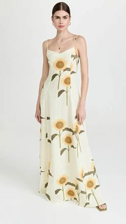 Flash Sale ???? Bernadette Aria Sunflower ???? Dress Sunflower Cream ✨
