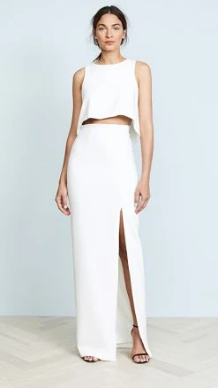 Brand new ???? Black Halo Kacie 2 Piece Maxi ???? Dress Porcelain ????