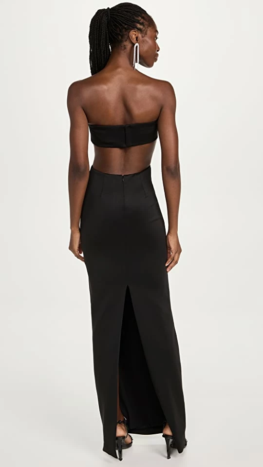 Best Sale ???? Black Halo Chana Gown Black ⌛ 2 Best Sale ???? Black Halo Chana Gown Black ⌛ - Image 2