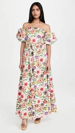 Hot Sale ???? Borgo De Nor Off The Shoulder Gown ???? Summer Garden Pink ????