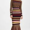 Cheap ???? BROGGER Olivia ???? Dress Multi Stripe ⌛