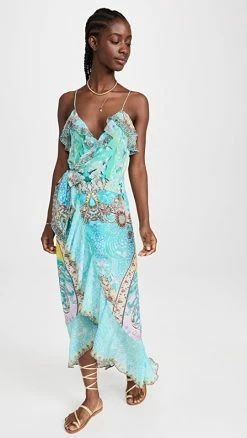 Brand new ⭐ Camilla Long Wrap ???? Dress Turn Back Time ????