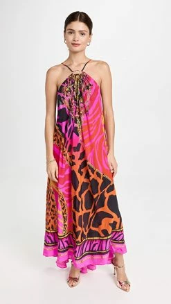 Best Sale ???? Camilla Gather Neck Halter Maxi ???? Dress Always Change Your Spots ⭐