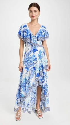 Coupon ???? Camilla Frill Sleeve Long ???? Dress Heart Of A Dragon ????