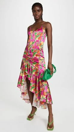 Cheap ???? CAROLINE CONSTAS Holland ???? Dress Pink ☀️ Summer Floral ❤️