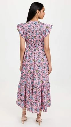 Outlet ???? Derek Lam 10 Crosby Greta Ruffle Sleeve ???? Dress Pink Multi ⌛ -A.L.C. SHOP cdlam3149717461 1654102725030 2 0. UX540 . QL90