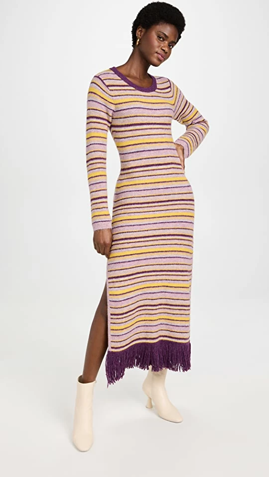 Discount ???? Cinq à Sept Sloane Knit ???? Dress Lilac Multi ???? 1 Discount ???? Cinq à Sept Sloane Knit ???? Dress Lilac Multi ????