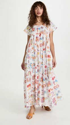 Budget ???? Mira Mikati Tiered ???? Dress Multi ????