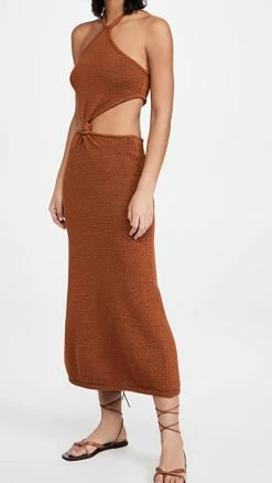 Outlet ???? Cult Gaia Cameron Knit ???? Dress Amber ????