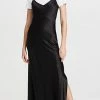 Coupon ✨ DANNIJO Mossy Maxi Slip ???? Dress Noir ????