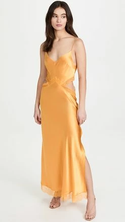 New ???? DANNIJO Lace Cut Out Slip Mango ⭐