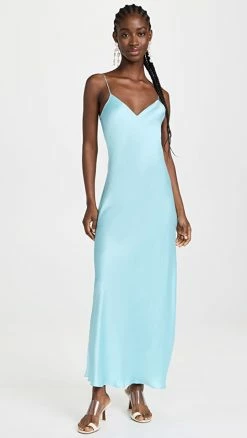 Best reviews of ???? DANNIJO Mossy Slip ???? Dress Tulum Blue ????