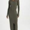 Buy ✔️ Dion Lee Plaited Merino Rib ???? Dress Shadow Green/Fatigue ????