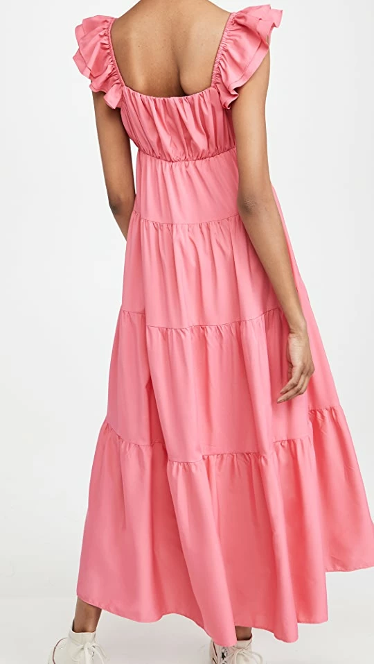 New ???? English Factory Ruffle Sleeve Maxi ???? Dress Pink ???? 2 New ???? English Factory Ruffle Sleeve Maxi ???? Dress Pink ???? - Image 2