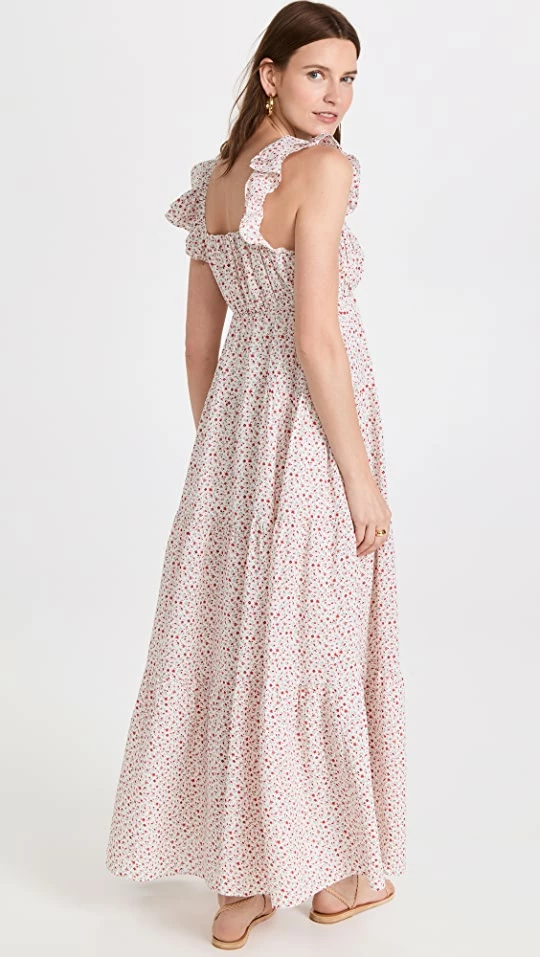 Outlet ✔️ English Factory Sweetheart Floral Maxi ???? Dress Cream Multi ???? 2 Outlet ✔️ English Factory Sweetheart Floral Maxi ???? Dress Cream Multi ???? - Image 2
