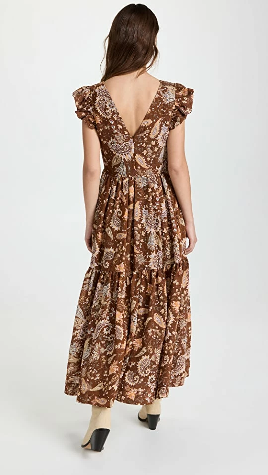 Best reviews of ❤️ En Saison Leila Midi ???? Dress Brown Multi ???? 2 Best reviews of ❤️ En Saison Leila Midi ???? Dress Brown Multi ???? - Image 2