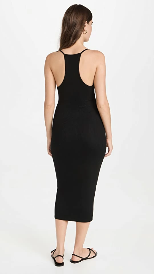 Brand new ???? Enza Costa Stretch Silk Knit V Racer ???? Dress Black ❤️ 2 Brand new ???? Enza Costa Stretch Silk Knit V Racer ???? Dress Black ❤️ - Image 2