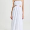 Brand new ???? FAITHFULL THE BRAND Tayari Midi ???? Dress Plain White ????