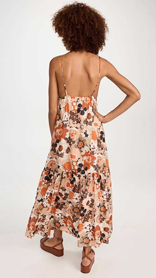 Top 10 ???? FAITHFULL THE BRAND Anisha Maxi ???? Dress Kaiya Floral Print ???? 2 Top 10 ???? FAITHFULL THE BRAND Anisha Maxi ???? Dress Kaiya Floral Print ???? - Image 2