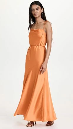 Coupon ???? Fame And Partners The Ashe ???? Dress Papaya ????