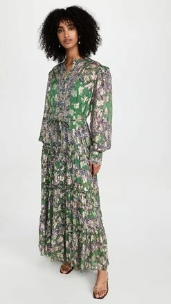 Cheapest ⌛ Hemant And Nandita Lisa ???? Shirt ???? Dress Moss Green ????