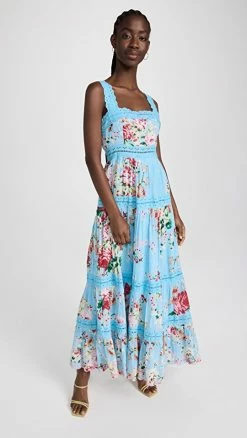 Buy ???? Hemant And Nandita Tula Long ???? Dress Sky Blue ????