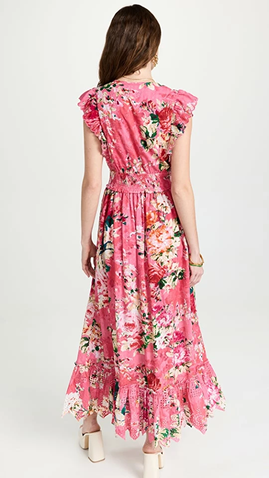 New ⭐ Hemant And Nandita Tula Long ???? Dress Carnation Pink ???? 2 New ⭐ Hemant And Nandita Tula Long ???? Dress Carnation Pink ???? - Image 2