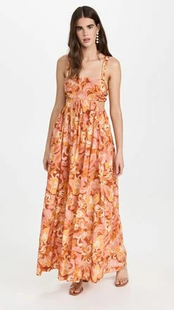Best Sale ???? Hansen & Gretel Iman ???? Dress Sunset Swirl ????
