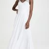 Buy ???? Jonathan Simkhai Indy Plisse Poplin Bustier ???? Dress White ????