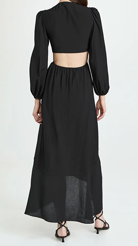 Outlet ???? Jonathan Simkhai Jaelynn Cut Out ???? Dress Black ???? 2 Outlet ???? Jonathan Simkhai Jaelynn Cut Out ???? Dress Black ???? - Image 2