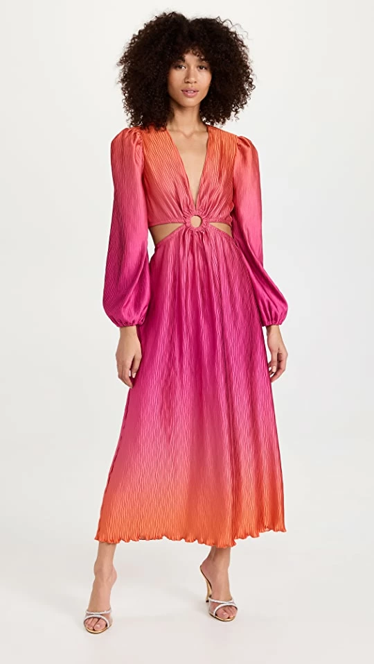 Deals ✨ Jonathan Simkhai Jaelyyn Ombre Plisse Cover Up Cut Out ???? Dress Tangerine Ombré ???? 1 Deals ✨ Jonathan Simkhai Jaelyyn Ombre Plisse Cover Up Cut Out ???? Dress Tangerine Ombré ????