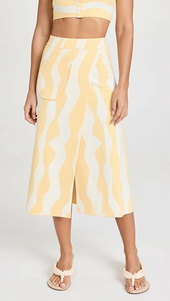 Deals ???? JoosTricot Midi ???? Skirt Solid Gloss Swirls Banana / Coconut Swirls ❤️ 1 Deals ???? JoosTricot Midi ???? Skirt Solid Gloss Swirls Banana / Coconut Swirls ❤️