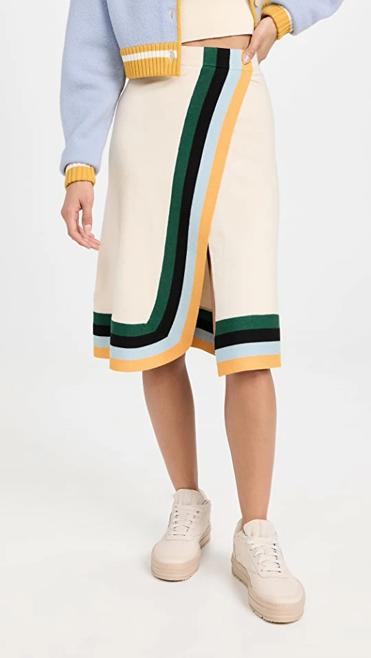 Deals ???? JoosTricot Striped Midi ???? Skirt Cream Stripes ???? 1 Deals ???? JoosTricot Striped Midi ???? Skirt Cream Stripes ????