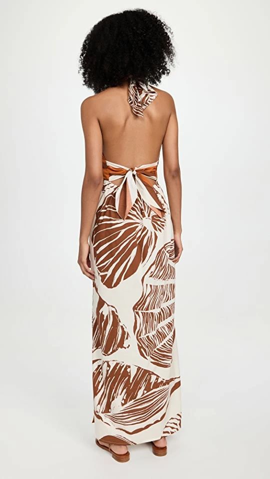 Best Sale ???? Johanna Ortiz Una Concha En El Mar Maxi ???? Dress LaMer Tabasco/Soft Yellow/Rust ???? 2 Best Sale ???? Johanna Ortiz Una Concha En El Mar Maxi ???? Dress LaMer Tabasco/Soft Yellow/Rust ???? - Image 2