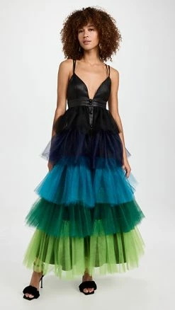 Best Pirce ❤️ Kimberly Goldson Marli ???? Dress Onyx Multi ????