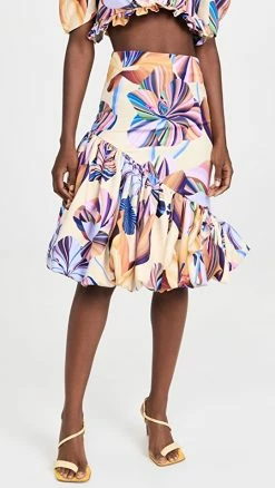 Brand new ✔️ Kika Vargas Alma ???? Skirt Yellow Multiflower ????