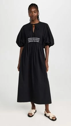 Hot Sale ???? Lee Mathews Zoe ???? Dress Black ????